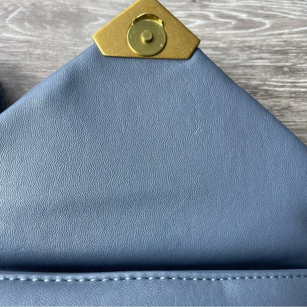Rachel Zoe Cross Body Envelope Bag Light Blue
